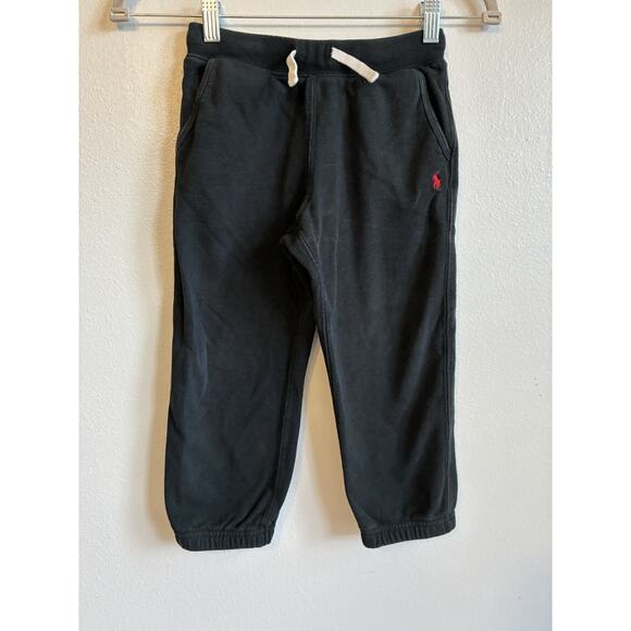POLO RALPH LAUREN AUTHENTIC BOYS 6 ORIGINAL JOGGER PANTS Black Sweatpants Size 6 - Picture 12 of 14
